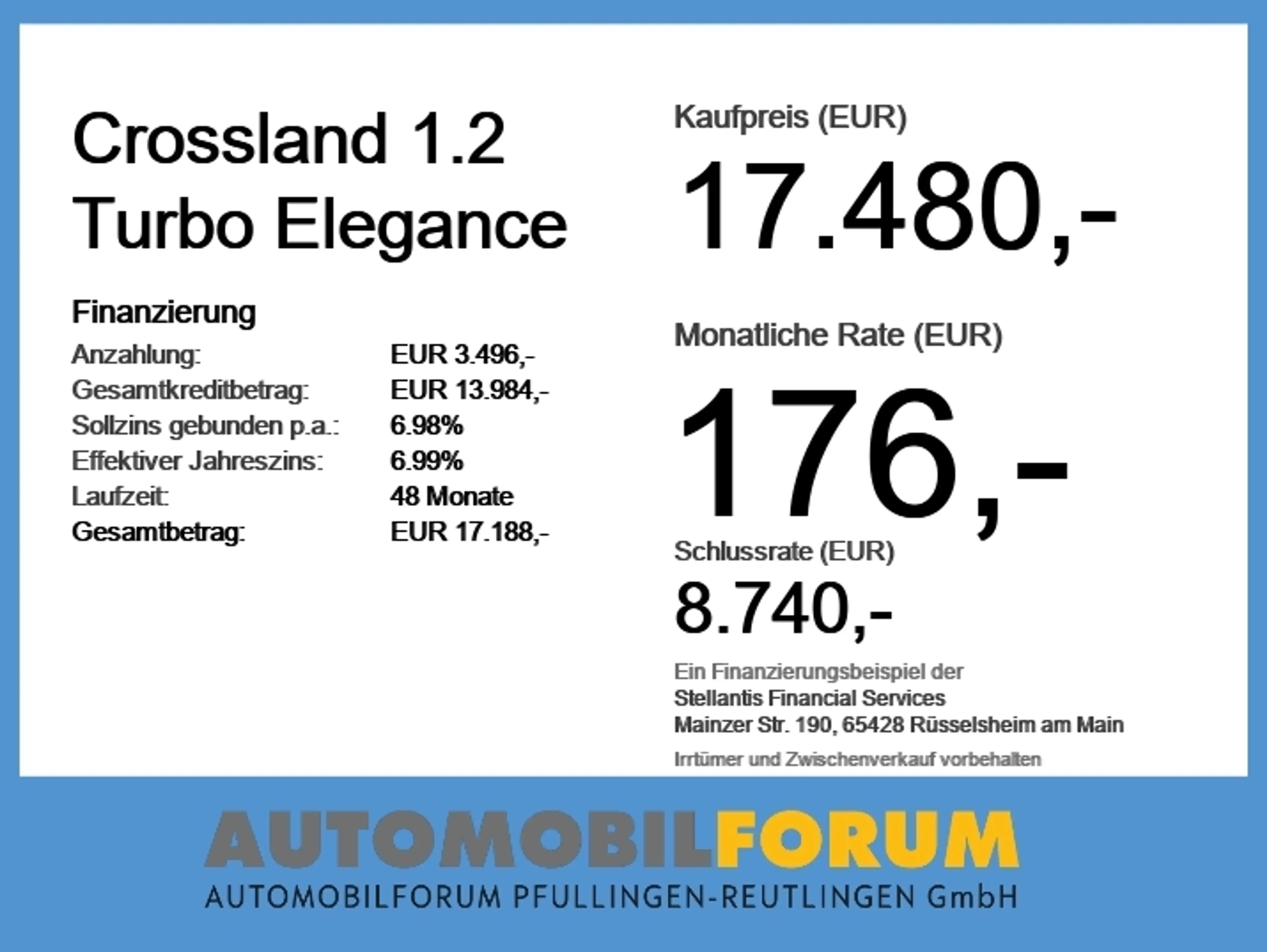 Opel Crossland 1.2 Turbo Elegance AUT Facelift Kam. — photo 6