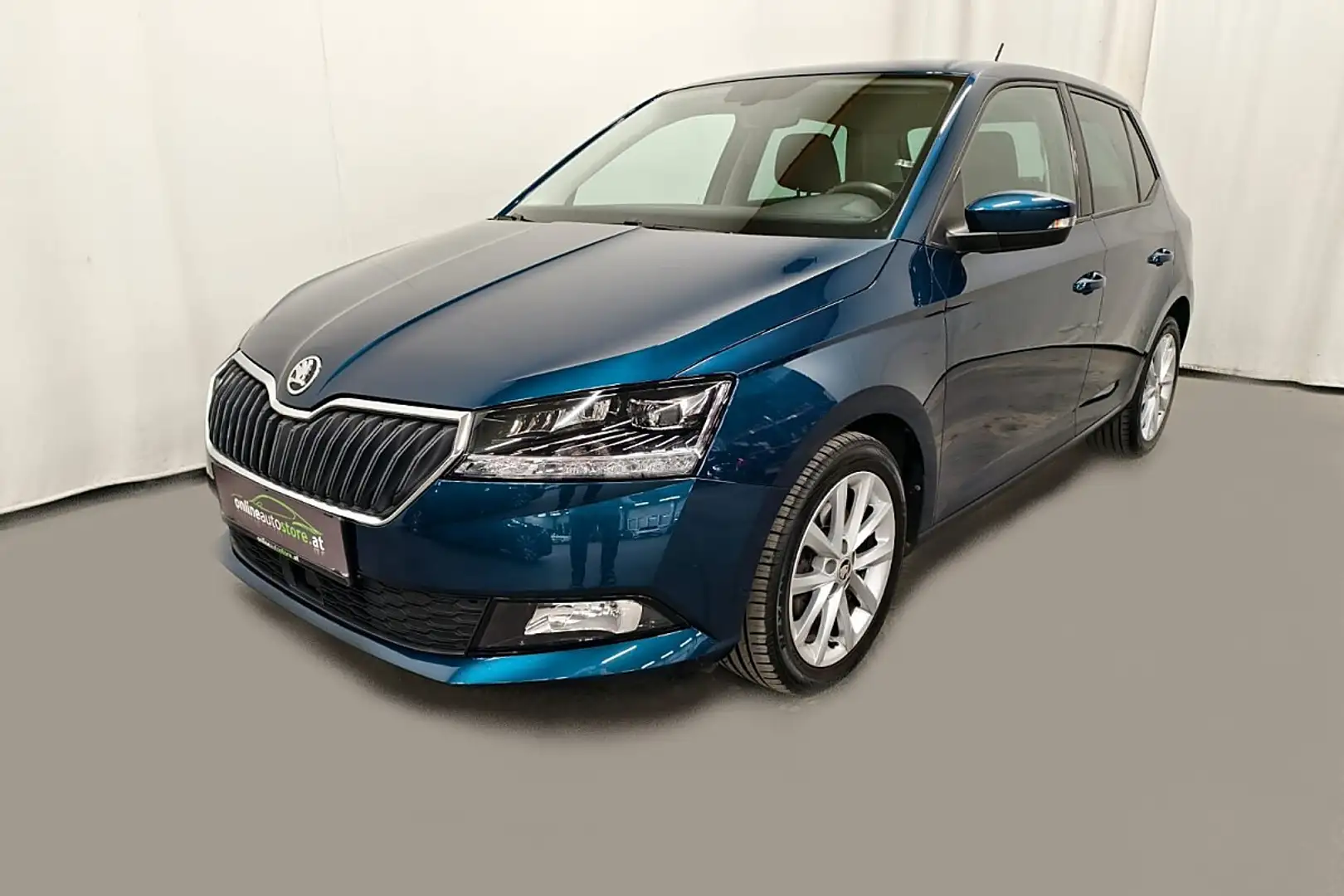 Skoda Fabia 1,0 TSI DSG Style NAVI, LED, Radar Bleu - 1