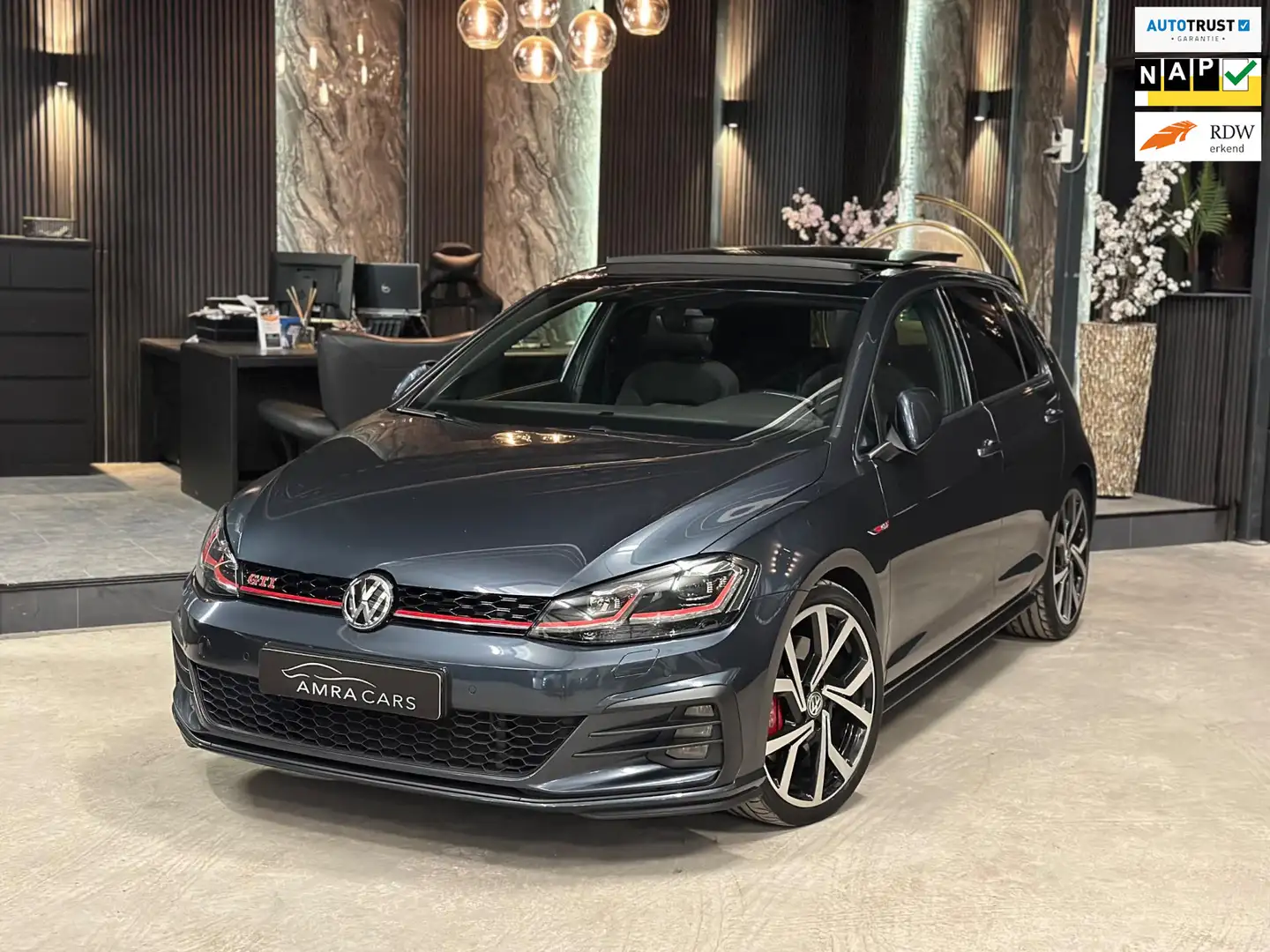 Volkswagen Golf GTI 2.0 TSI Performance|PANO|BOMVOL! Blauw - 1