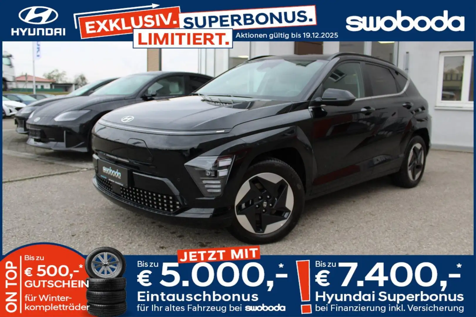 Hyundai KONA EV (SX2) GO 65,4 kWh k4eg1-P1-O7 Schwarz - 1