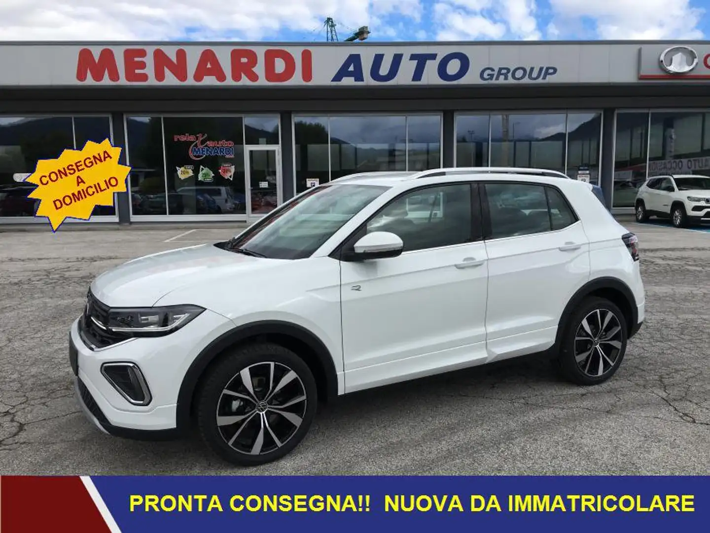 Volkswagen T-Cross 1.0 TSI 115 CV R-Line NUOVA IN PRONTA CONSEGNA Bianco - 1