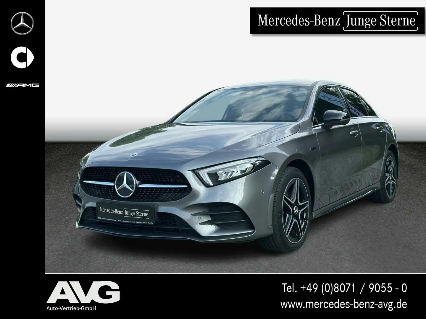 Mercedes-Benz A 250 A 250 e Limousine AMG Line MBUX RFK LED RDK Navi Grau - 1