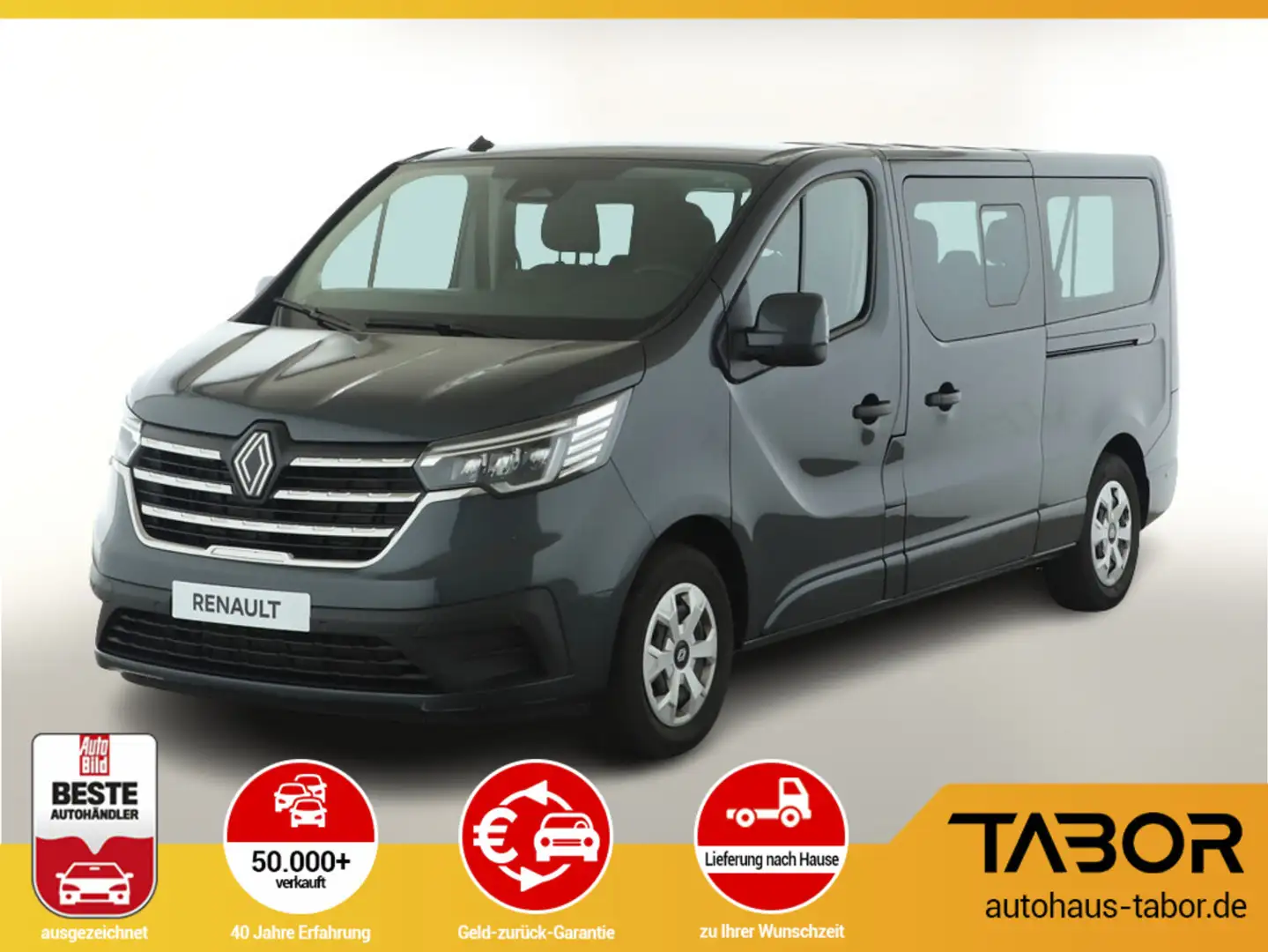 Renault Trafic EDC Grand Evolution SHZ Kam LED UVP-37%* Grau - 1