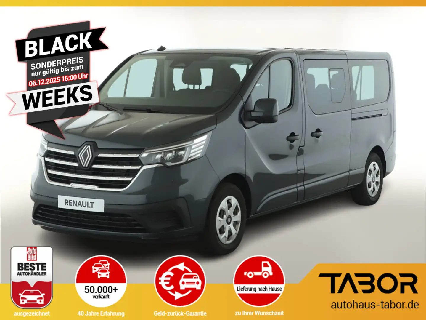 Renault Trafic dCi 150 EDC L2H1 Evolution SHZ UVP-32%* Grau - 1