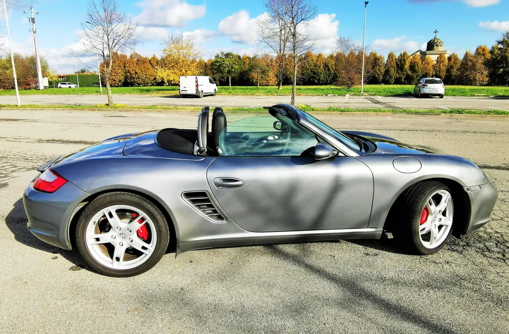 Porsche Boxster Boxster 3.2 S 280cv autom. Tiptronic iscritta Asi Grigio - 2
