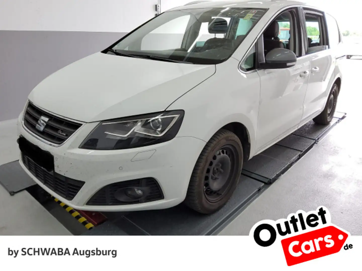 SEAT Alhambra FR-Line 2.0 TDI 4D DSG*AHK*R-KAM*8-fach Белый - 1