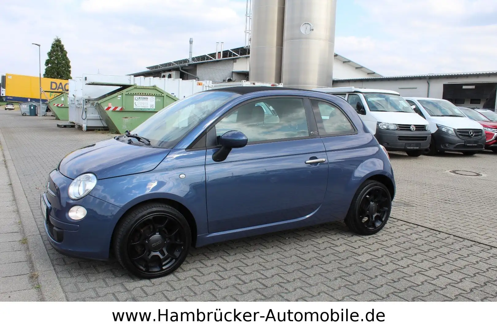Fiat 500C TwinAir Plus~2.Hand~Klima~Pdc+EU5~Teilleder Bleu - 1