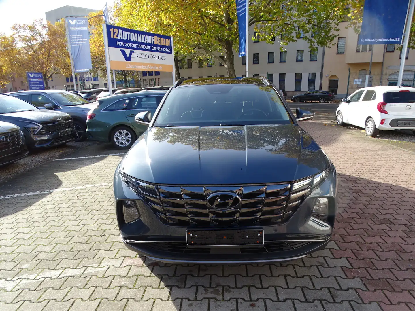 Hyundai TUCSON 1.6 Prime Plug-In Hybrid 4WD Panor. Blauw - 2