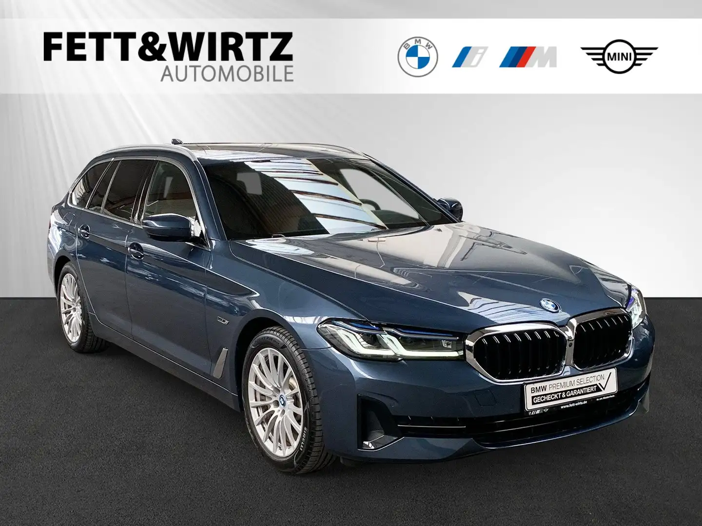 BMW 530 e xDrive Touring  LR539,-br.o.Anz.24Mon/5`Km p.A. Blau - 1