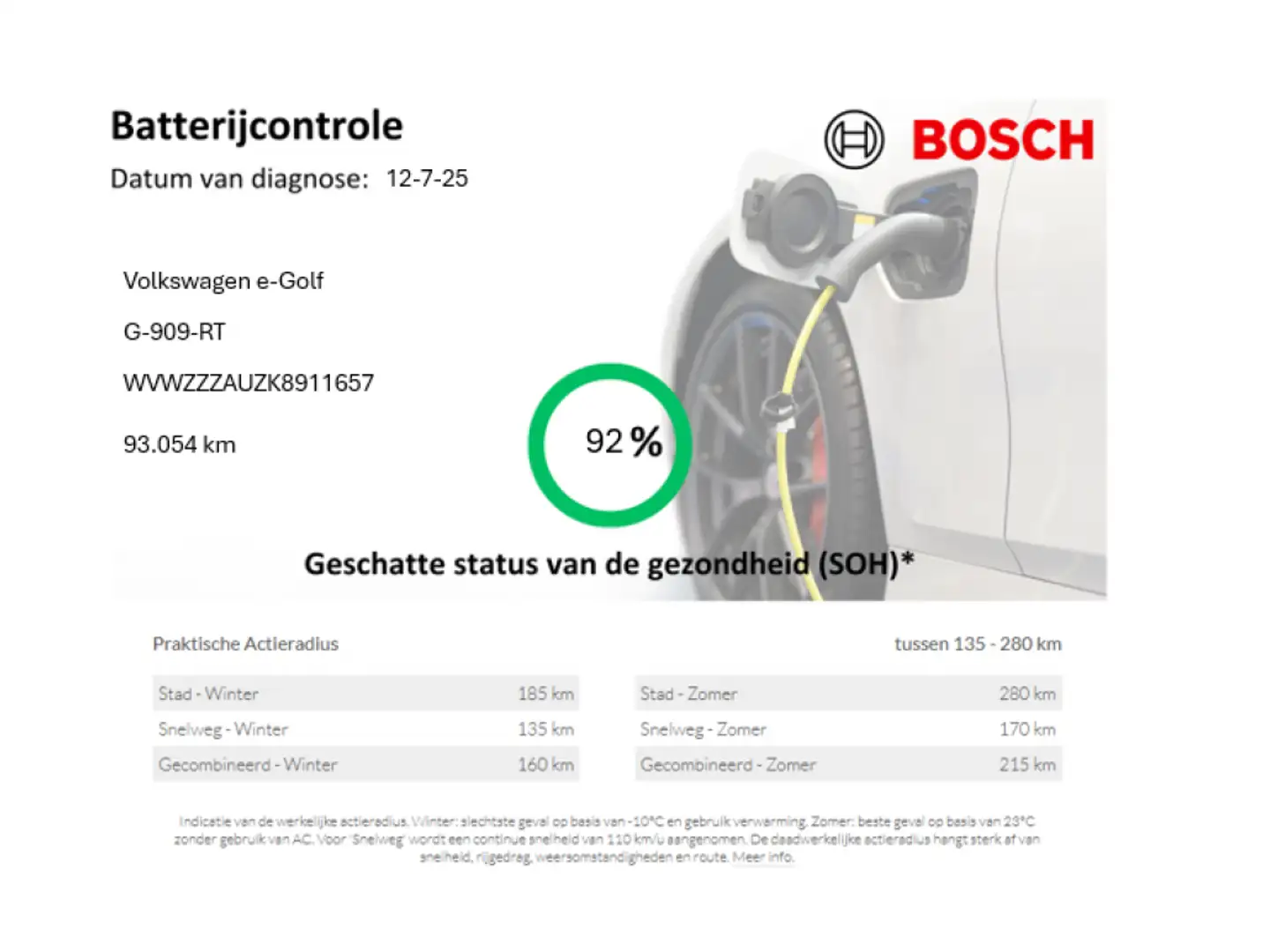 Volkswagen Golf e-Golf Edition - Stoelverw. Carplay, Camera, Cruis Blauw - 2
