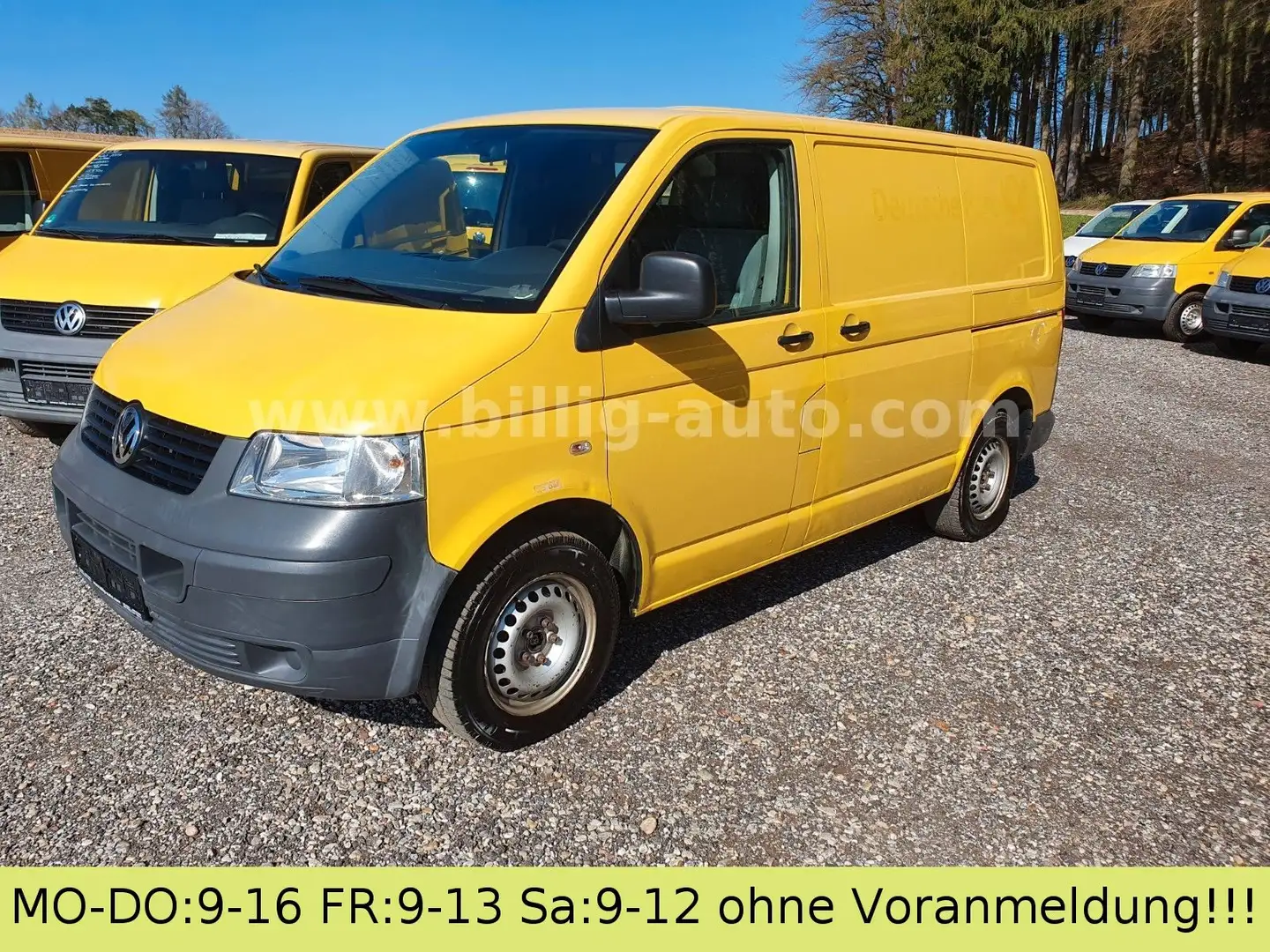 Volkswagen T5 Transporter T5 1.9 TDI 2x Schiebetüre /Scheckheft Yellow - 1