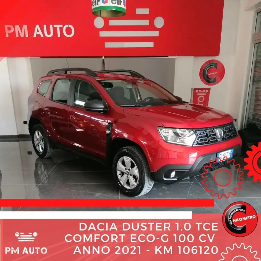 Dacia Duster 1.0 TCe 100CV ECO-G Comfort DP Rot - 1