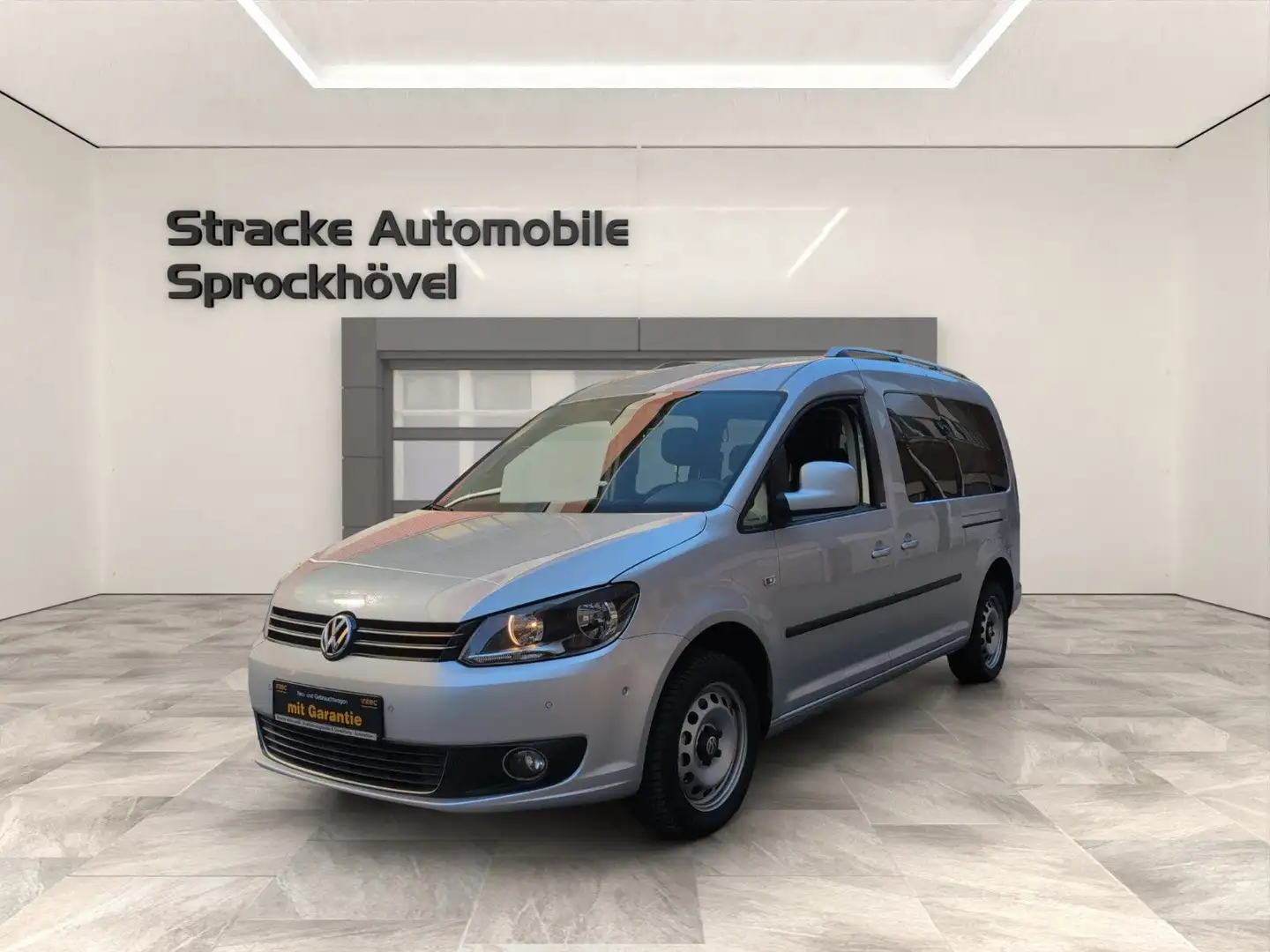 Volkswagen Caddy Maxi Cup BMT*1 Hand*7-Sitze*AHK*TÜV Neu! Silber - 1
