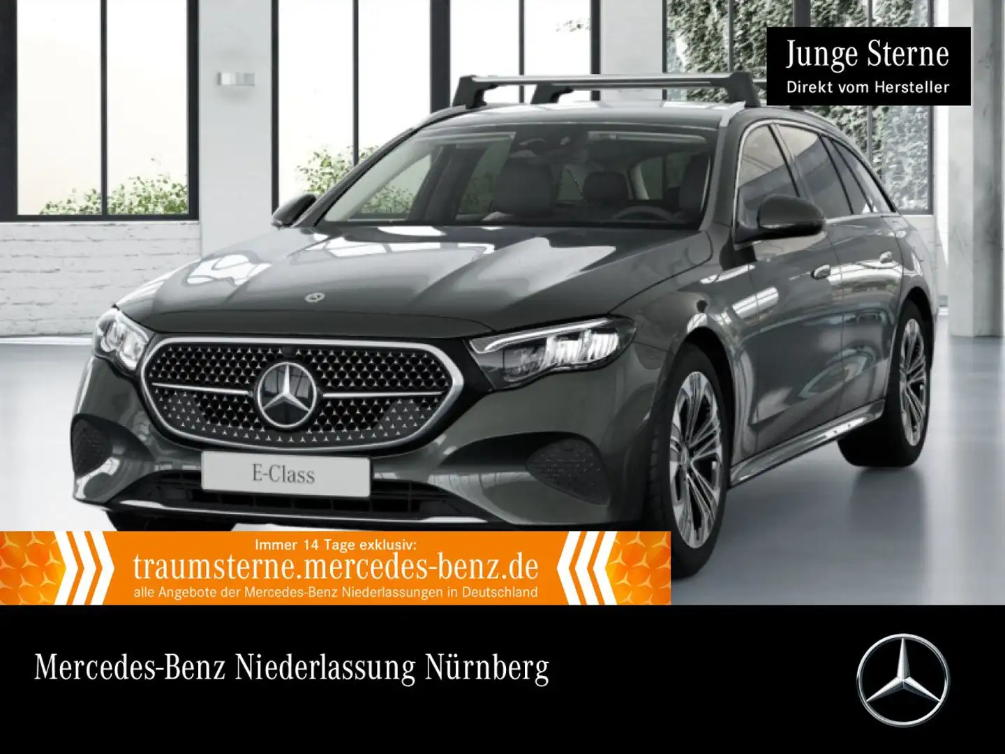 Mercedes-Benz E 300 de T Hybrid Avantgarde Distr. LED AHK Kamera Grau - 1
