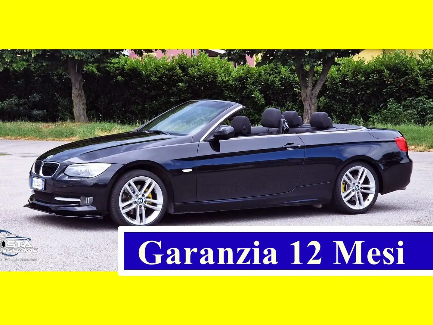 BMW 320 Serie 3 E93 Cabrio 320d Cabrio 184cv Nero - 1