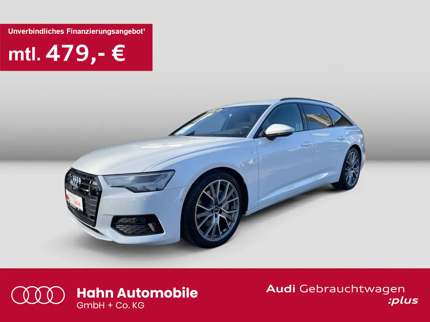 Audi A6 45TFSI quattro S-trc S-line Standh AHK Weiß - 1