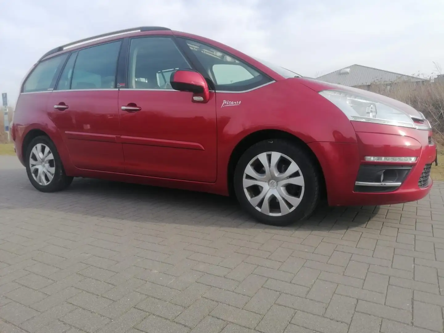 Citroen C4 Picasso AUTOMATIK 7 SİTZE TÜV REIFEN BREMSE NEU AHK i Piros - 1