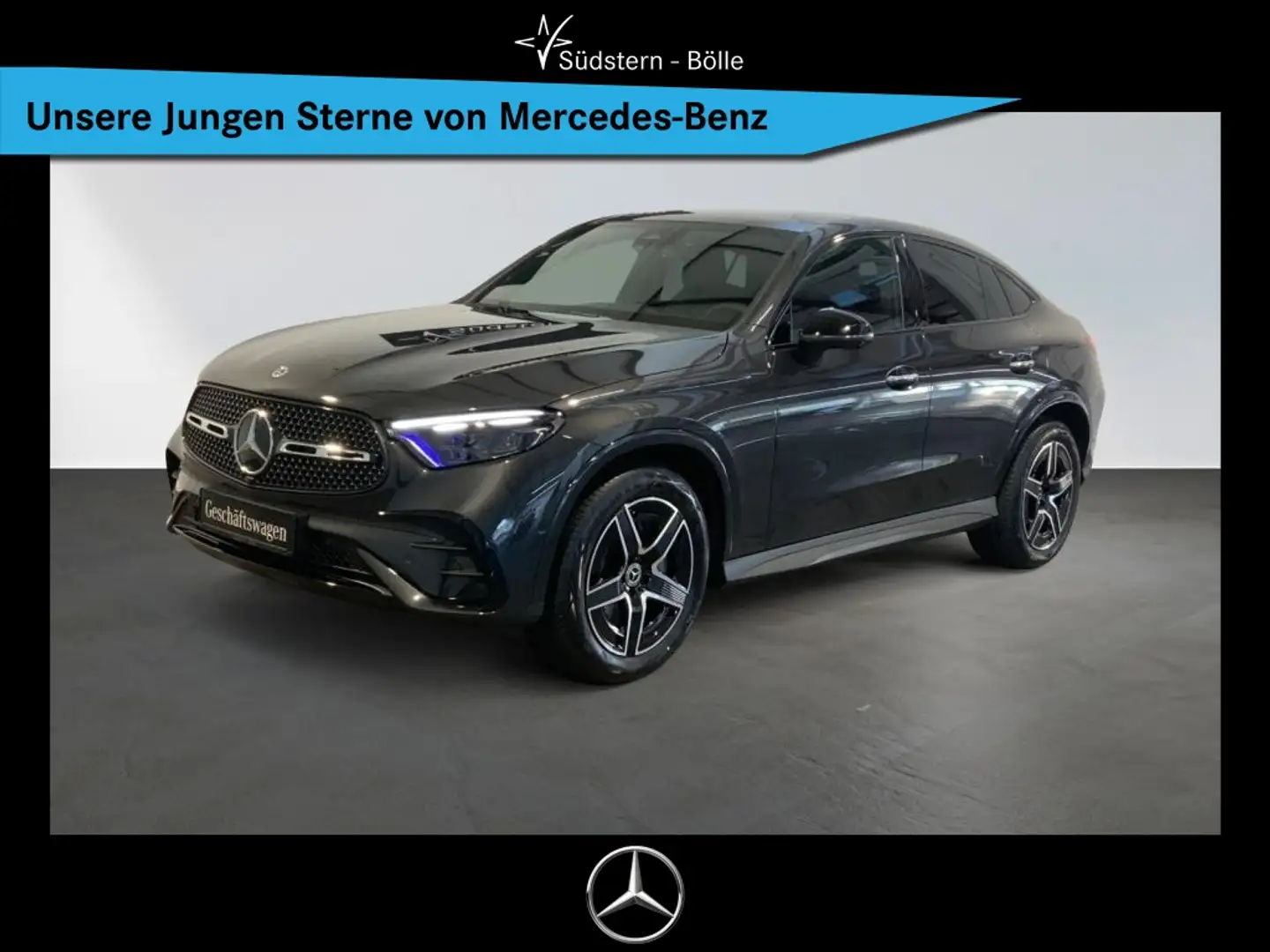 Mercedes-Benz GLC 450 d 4M Coupe +AMG+SHZ+NAVI+AMBIENTE+KAMERA Gris - 1