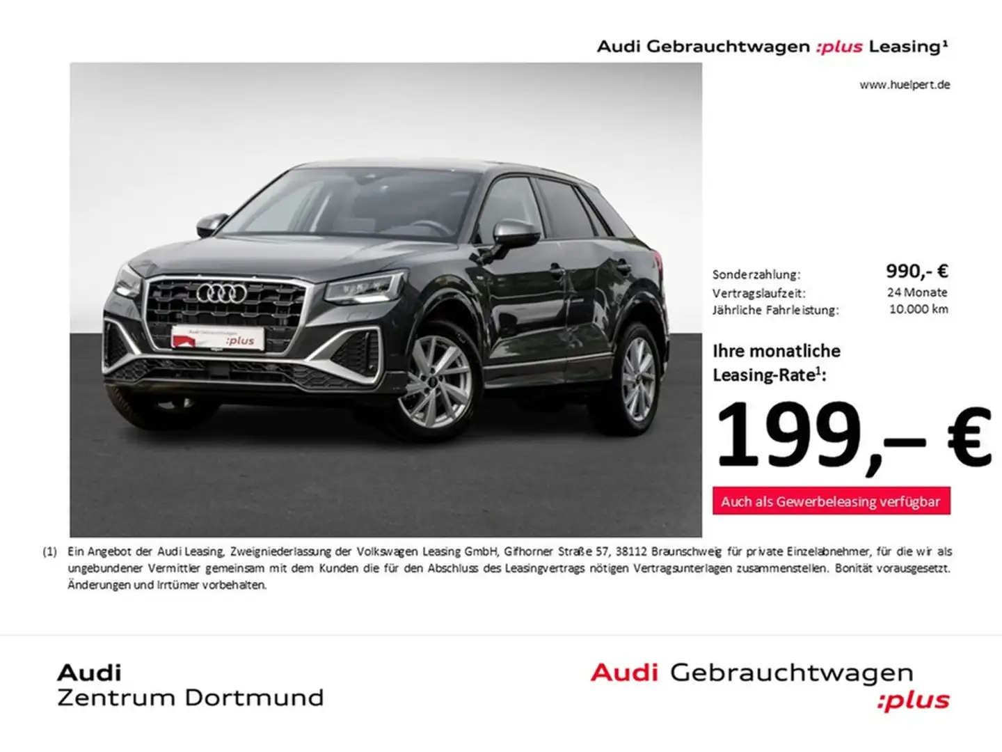 Audi Q2 35 S LINE AHK ACC LM18 E-KLAPPE NAVI+ CARPLAY Gri - 1