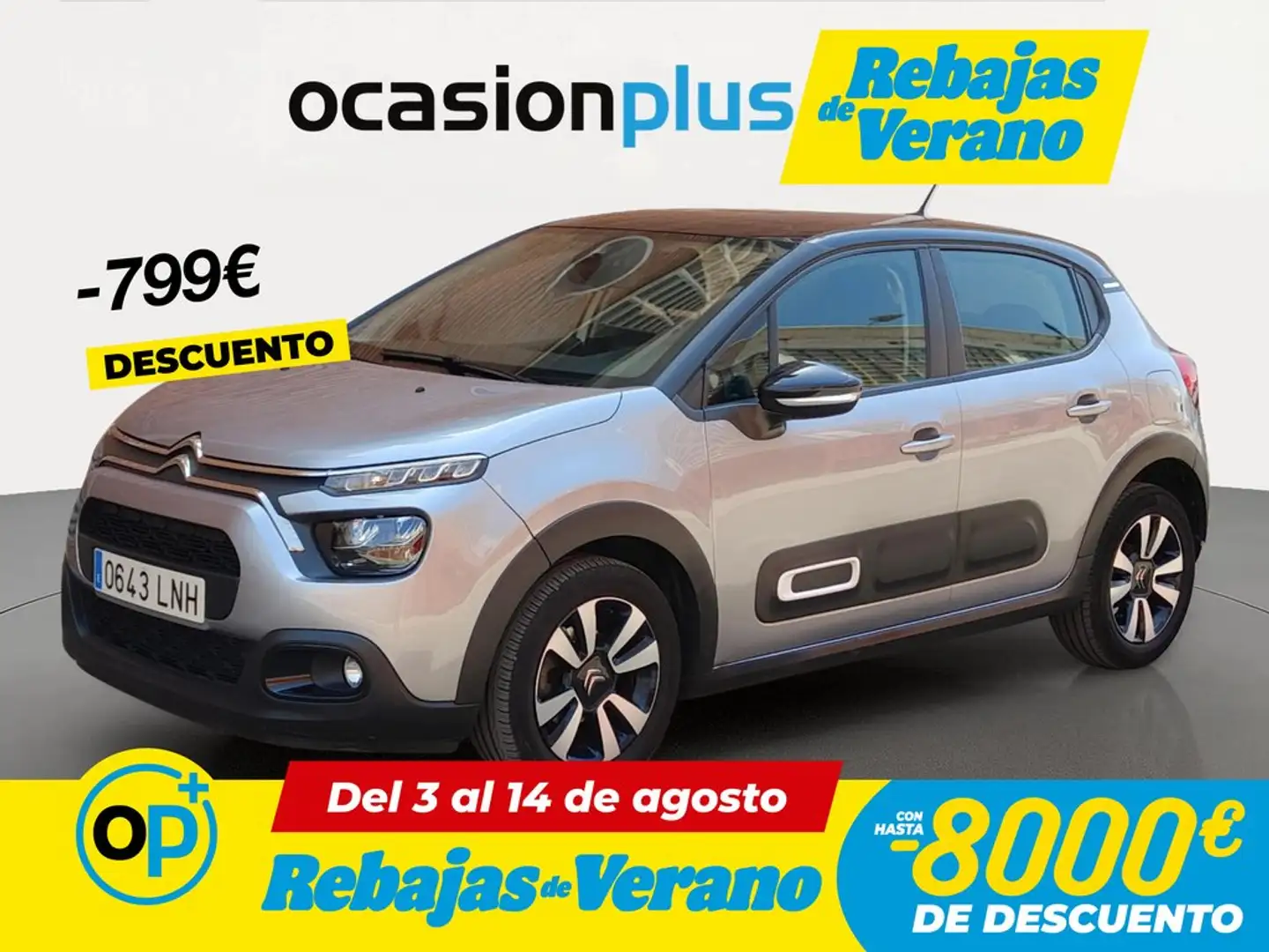 Citroen C3 1.2 PureTech S&S Feel Pack 83 Gris - 1