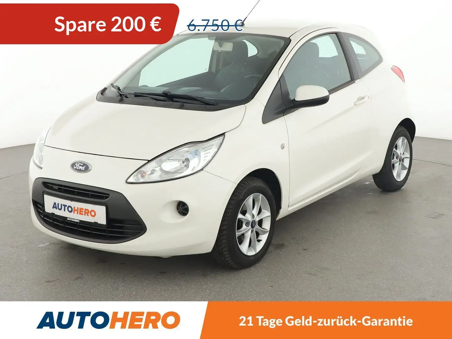 Ford Ka/Ka+ 1.2 Cool & Sound Edition*ALU*KLIMA*CD* Weiß - 1
