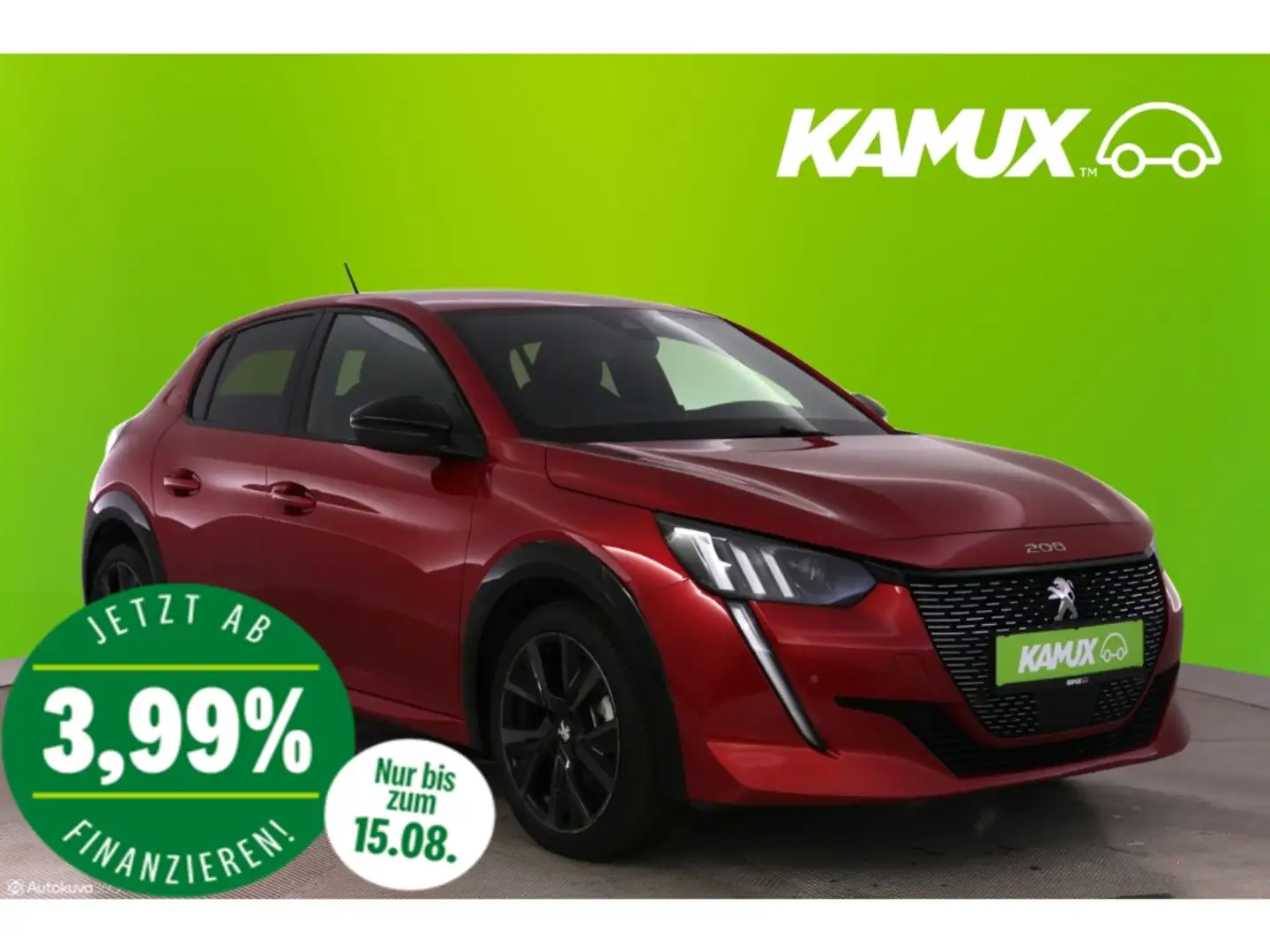 Peugeot 208 1.2PureTech GT+LED+NAVI+KAMERA+TEMPO+PDC Красный - 1