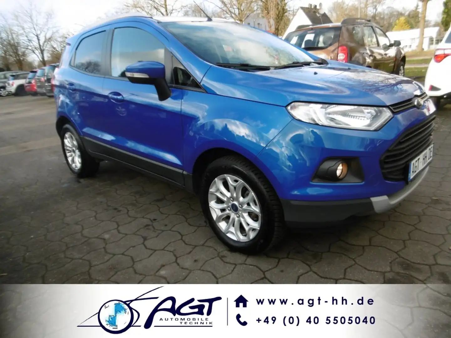 Ford EcoSport 1.5 TDCi Titanium SitzheizungB T USB Blau - 1
