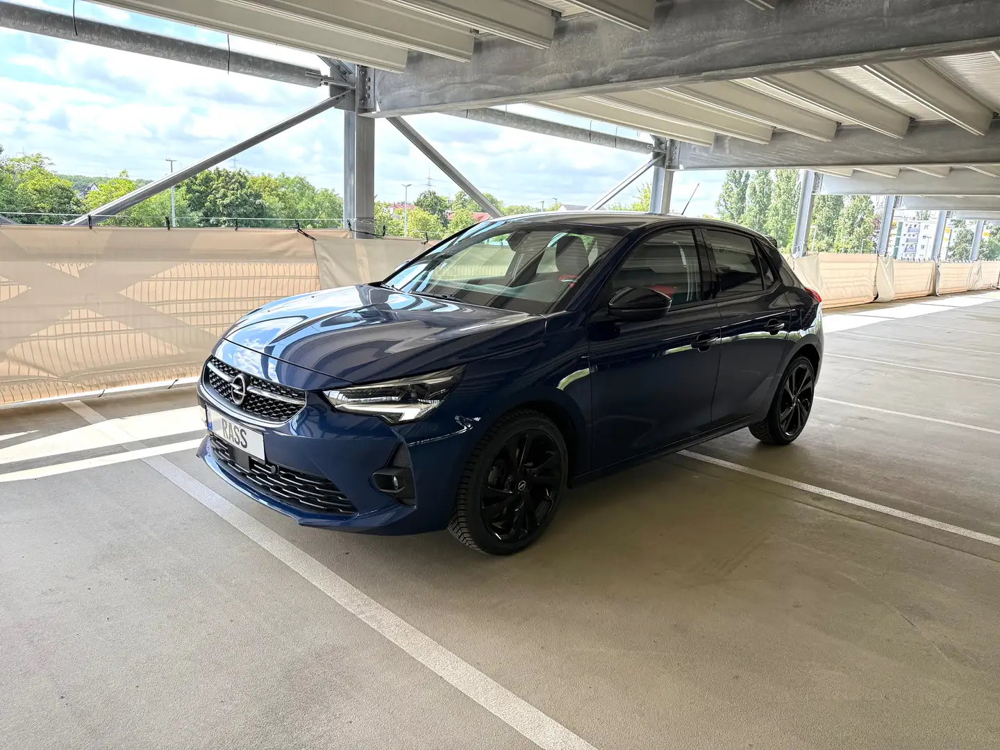 Opel Corsa F GS Line Automatik 1HAND GARANTIE*APPLE*ANDROID Blau - 2