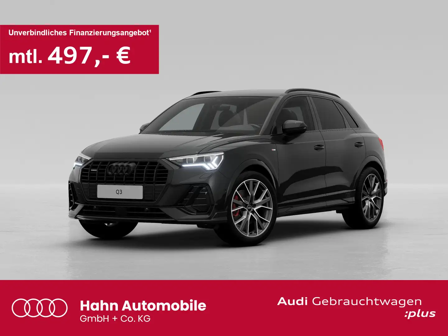 Audi Q3 40TDI quatt S-trc S-line Matrix AHK SONOS CAM Schwarz - 1