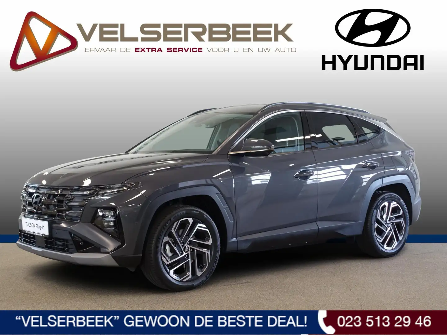 Hyundai TUCSON 1.6 T-GDI PHEV Premium 4WD * BTW Auto * Gris - 1