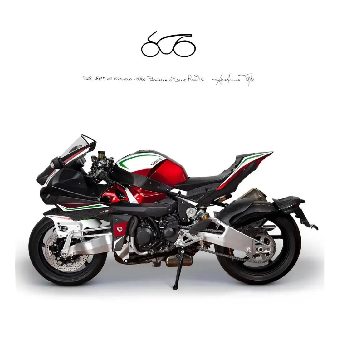 Bimota Tesi 2/D H2 TURBO 2025 Rosso - 1