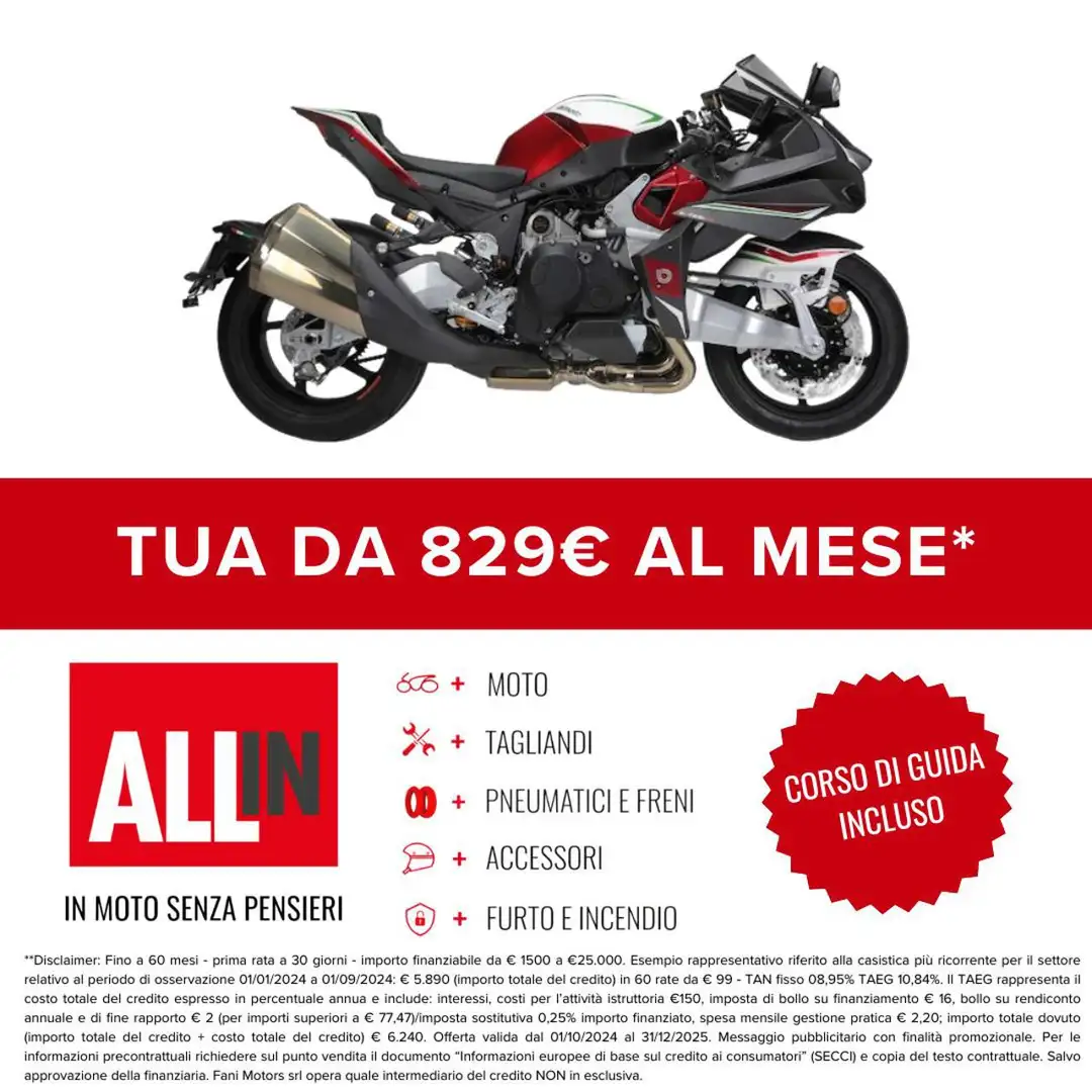 Bimota Tesi 2/D H2 TURBO 2025 Rosso - 2