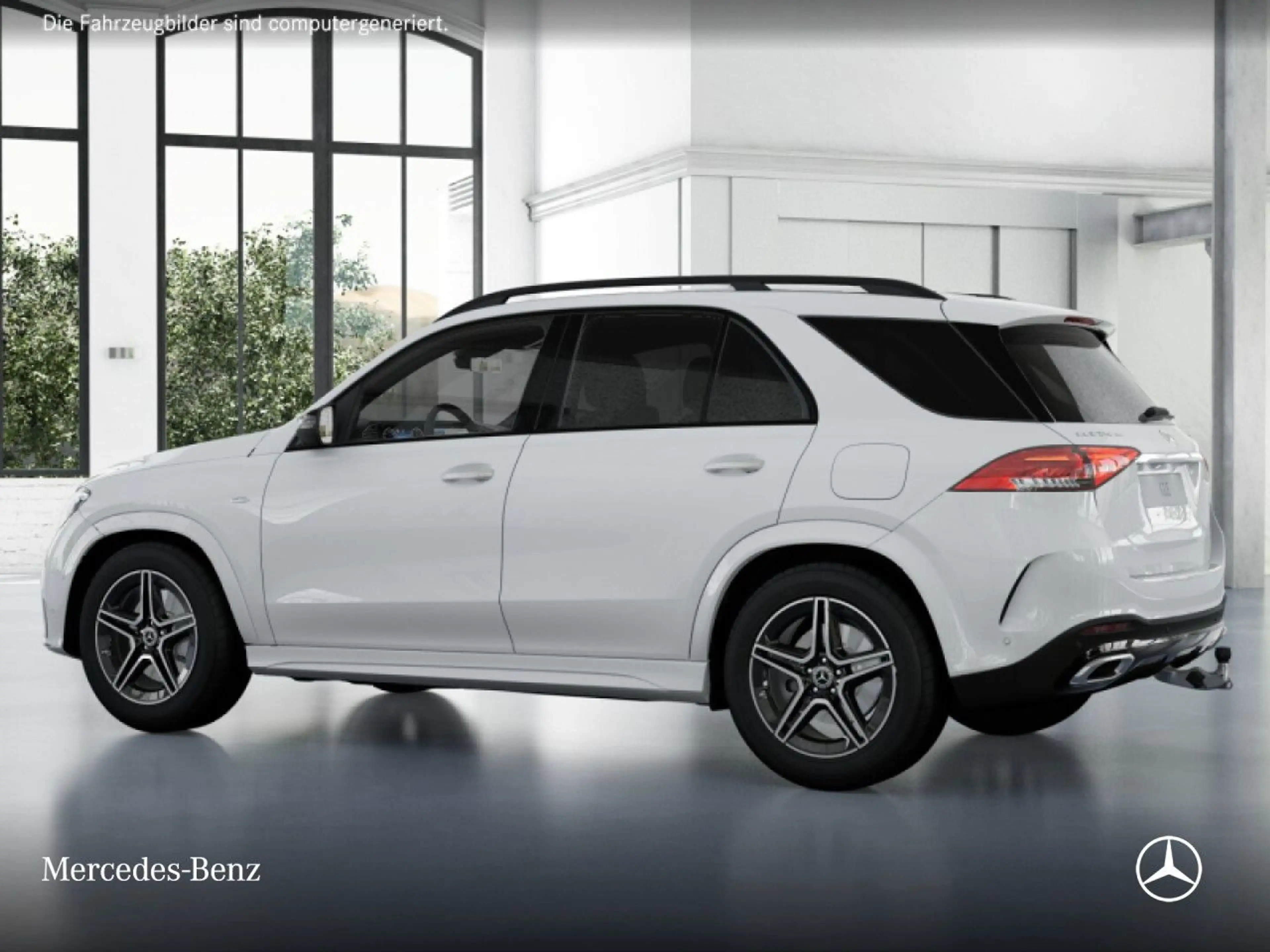 Mercedes-Benz GLE 350 de 4M AMG+NIGHT+360+AHK+MULTIBEAM+20"+SPUR — photo 14