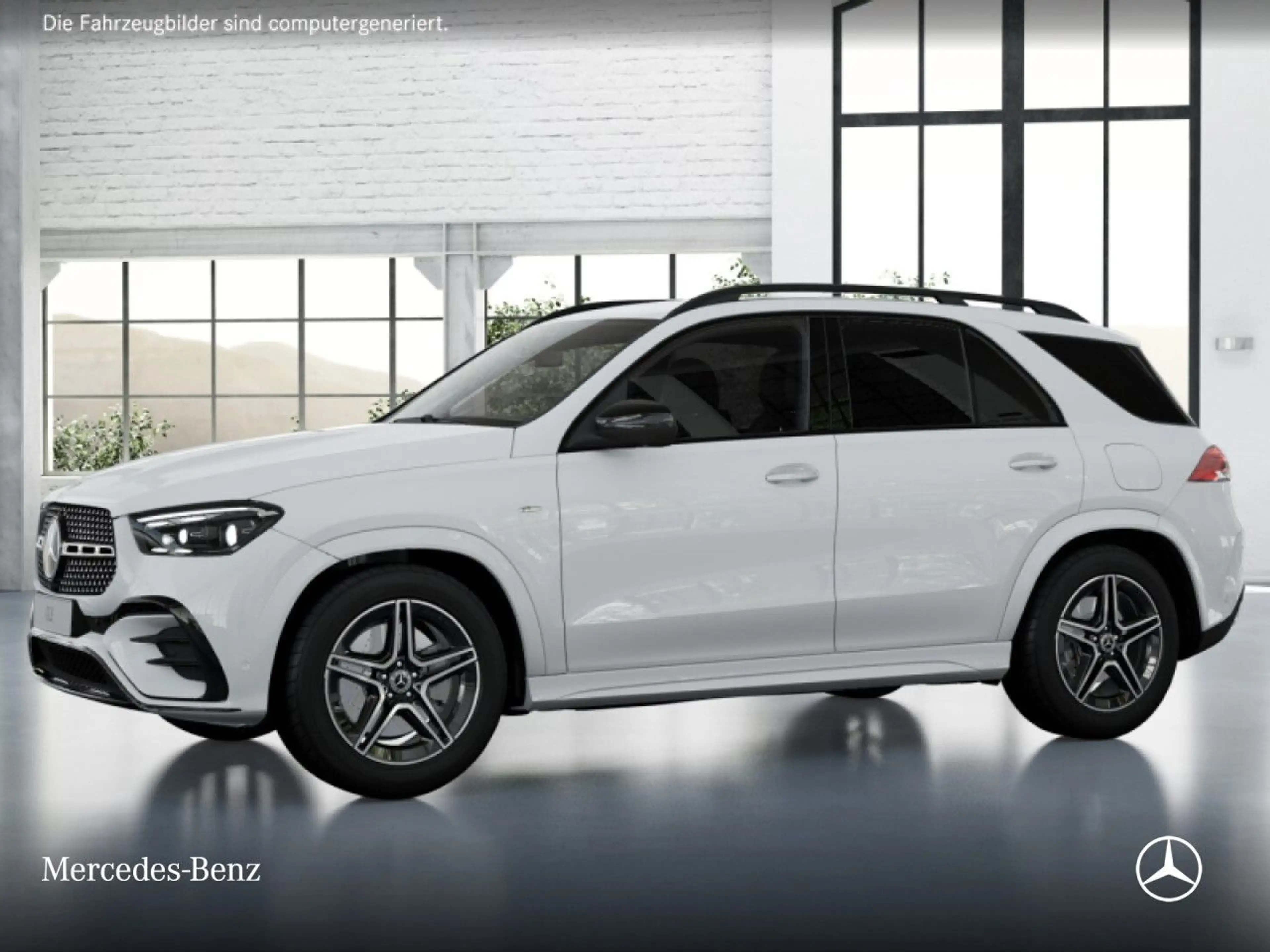 Mercedes-Benz GLE 350 de 4M AMG+NIGHT+360+AHK+MULTIBEAM+20"+SPUR — photo 3