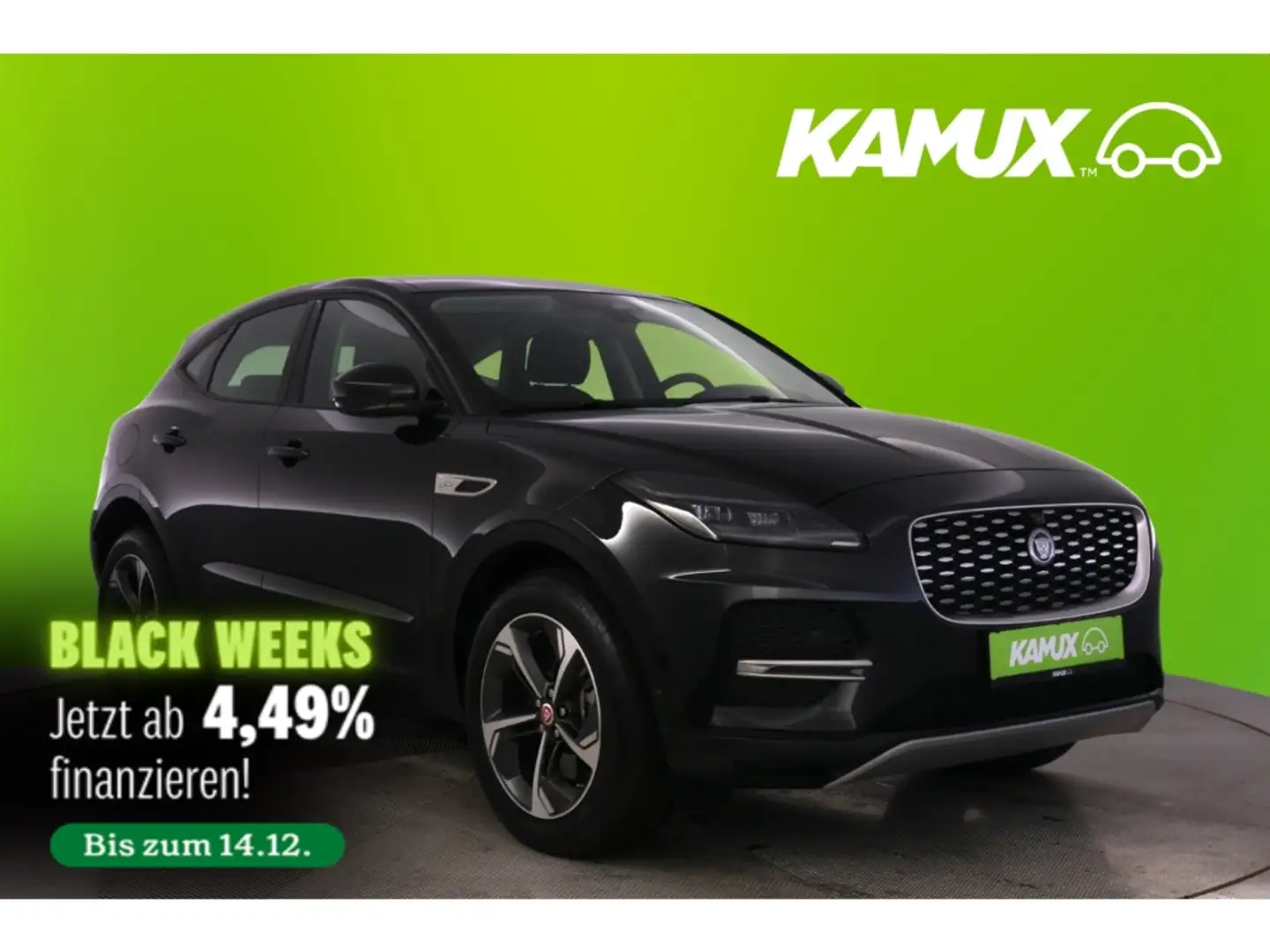 Jaguar E-Pace D200 Mild-Hybrid AWD Aut.Basis+LED+NAVI Zwart - 1