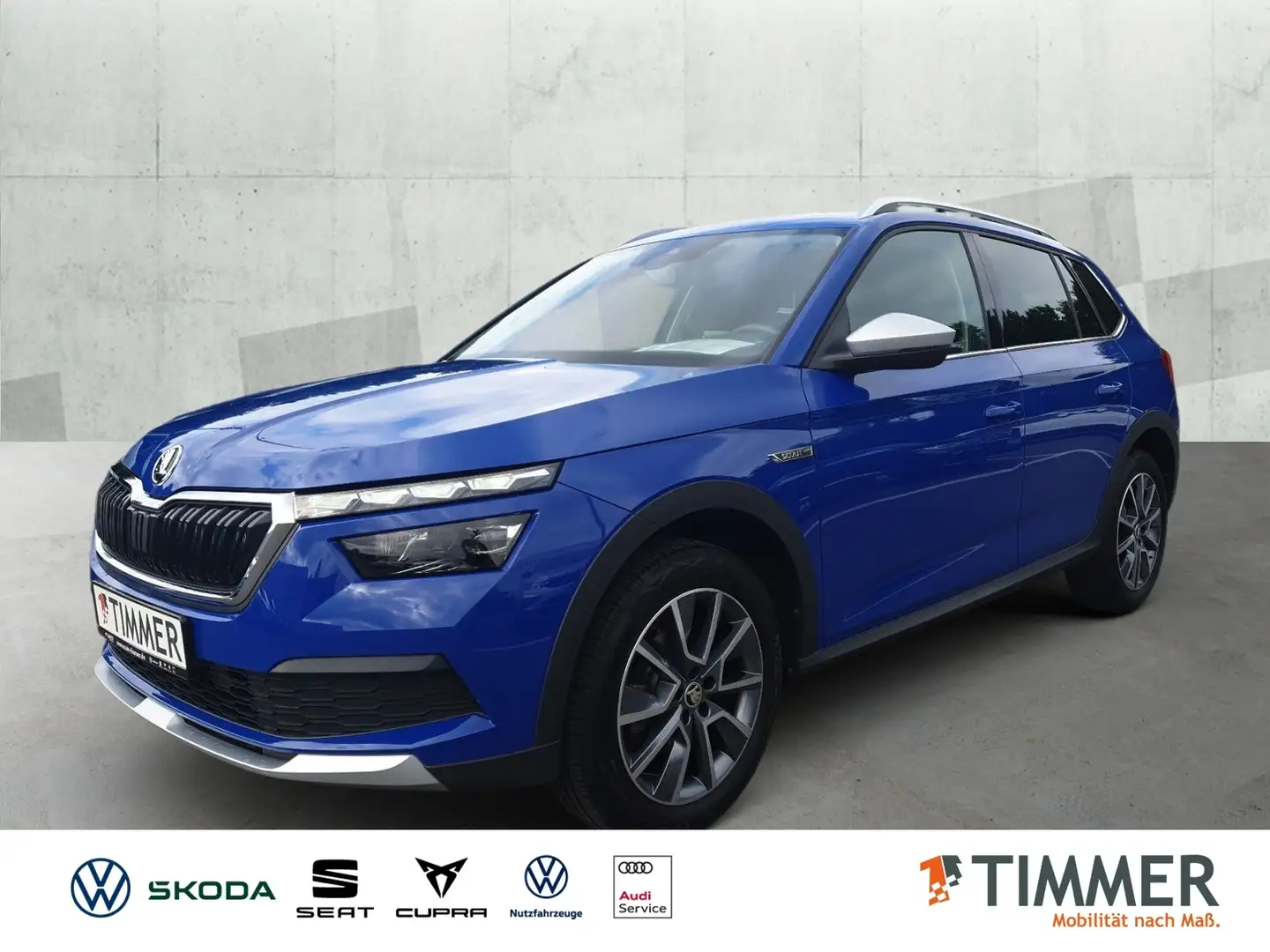 Skoda Kamiq 1.0 TSI SCOUTLINE *LED *ACC *ALU *SHZ *CLIMA *PDC Blu/Azzurro - 1