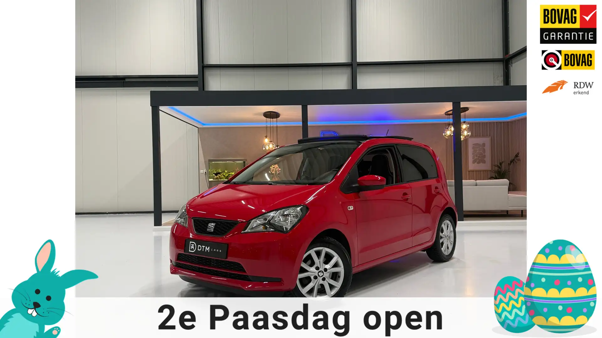 SEAT Mii 1.0 FR 75PK Intense Pano Pdc Clima Led Cruise Airc Rojo - 1