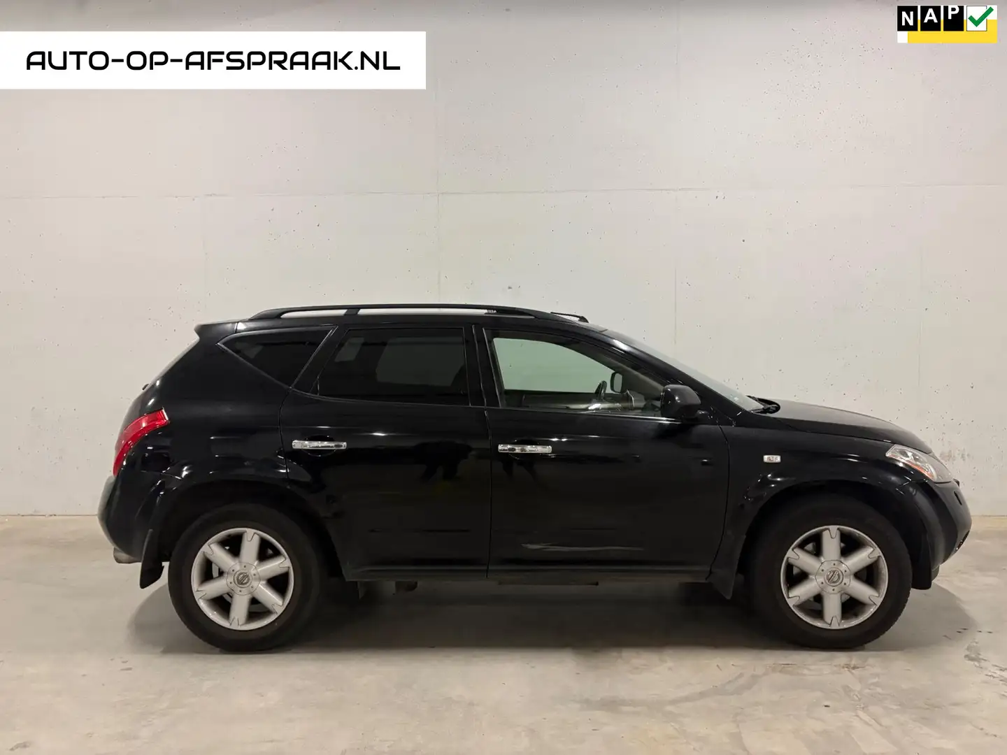 Nissan Murano 3.5 V6 Automaat Navi Leer Nav Camer Clima 4x4 Zwart - 1