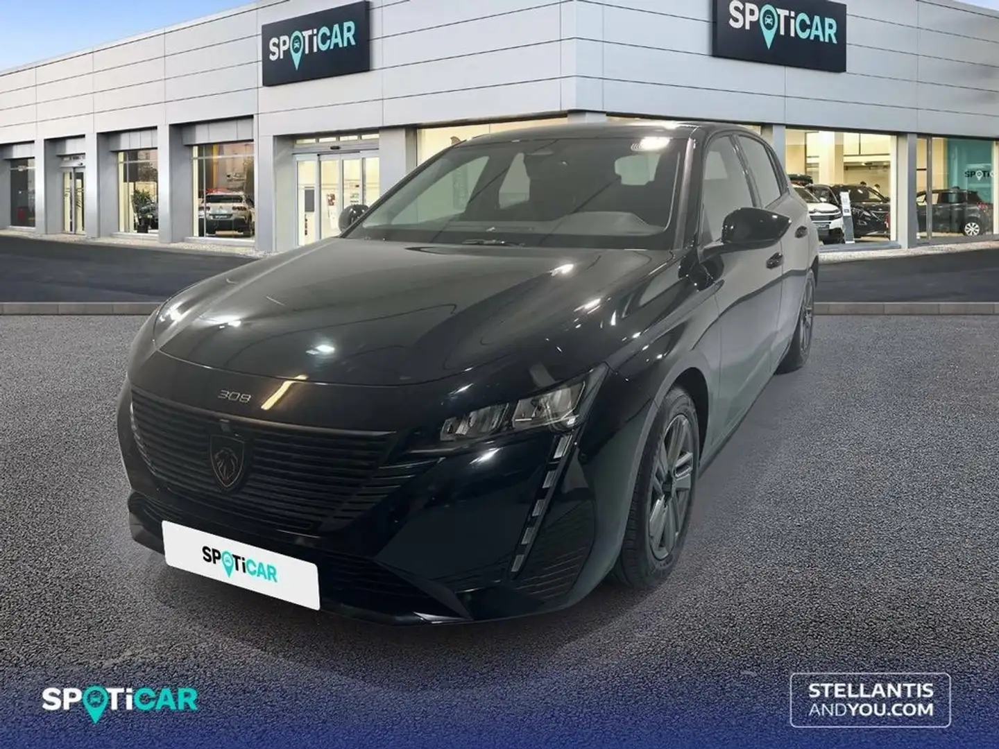 Peugeot 308 1.2 PureTech S&S Active 130 Noir - 1
