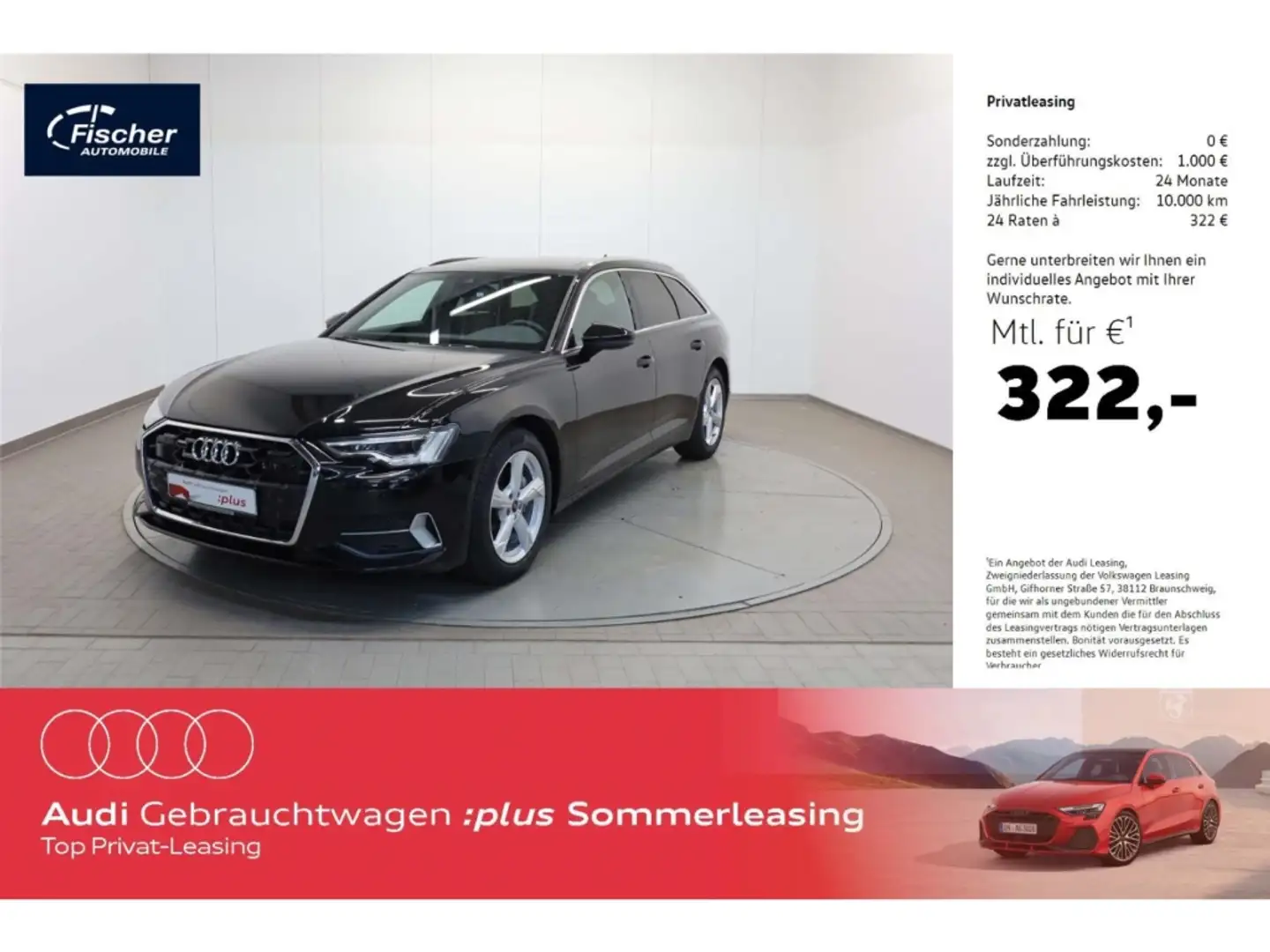 Audi A6 Avant 40 TDI quattro advanced Schwarz - 1