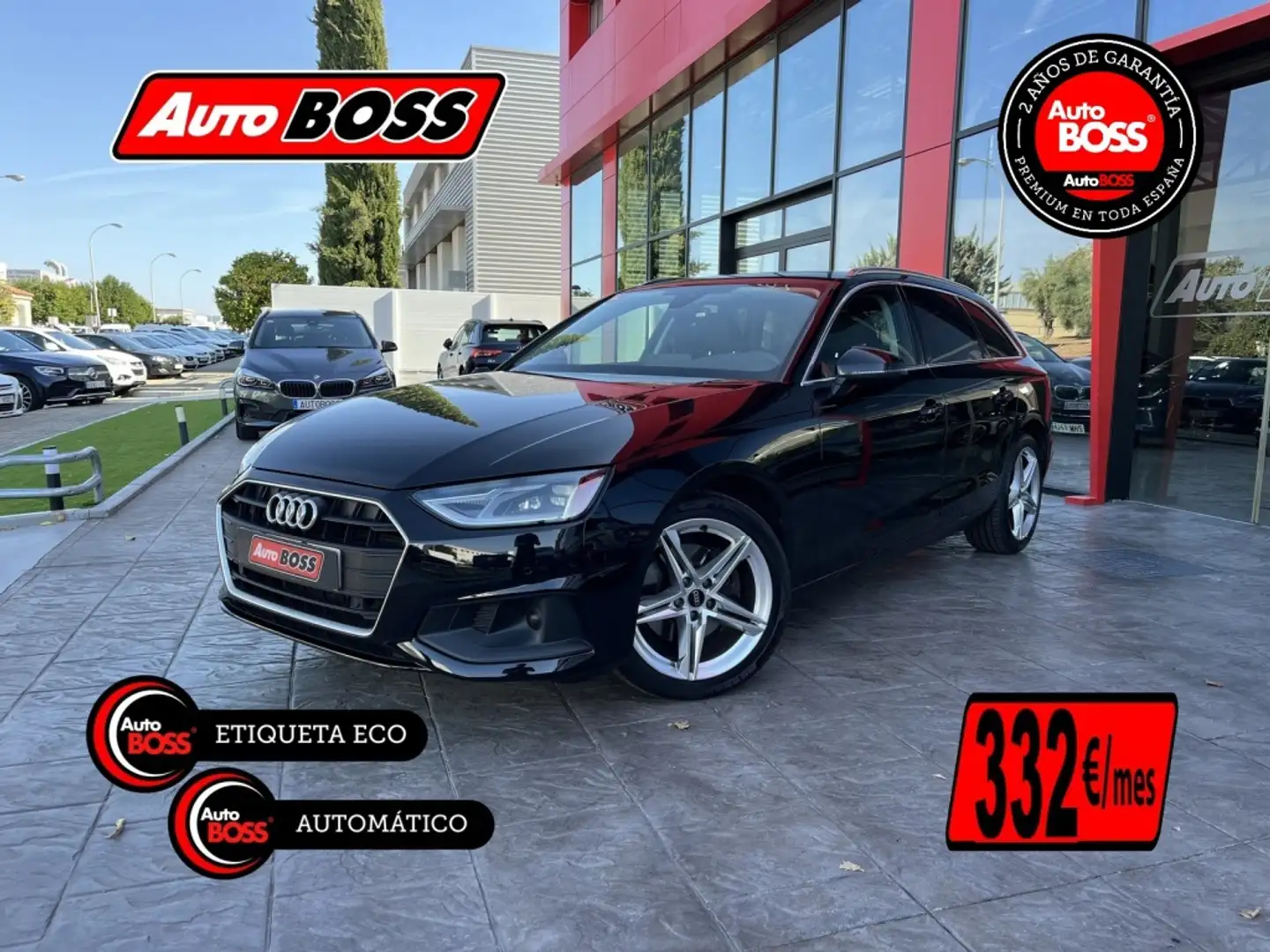 Audi A4 Avant 30 TDI S line S tronic 100kW Noir - 1