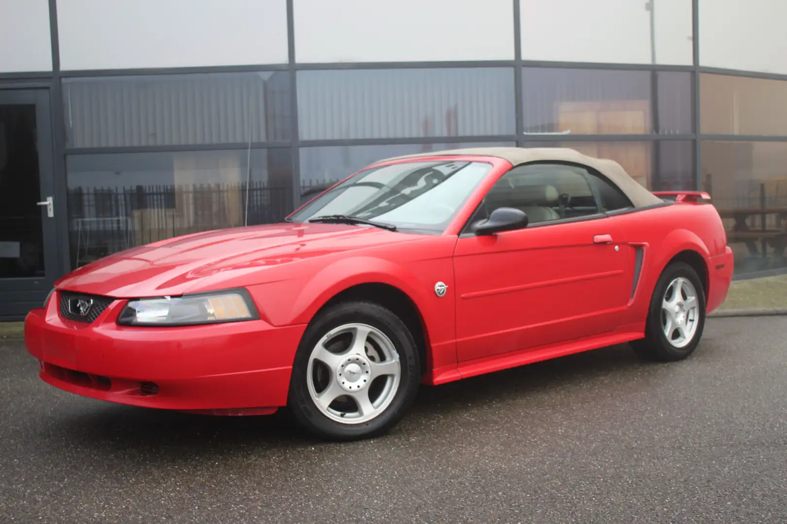 Ford Mustang USA 3.9 V6 Cabriolet ORIGINELE STAAT! Rood - 1