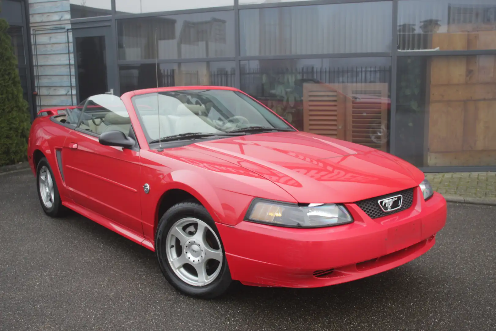 Ford Mustang USA 3.9 V6 Cabriolet ORIGINELE STAAT! Rood - 2