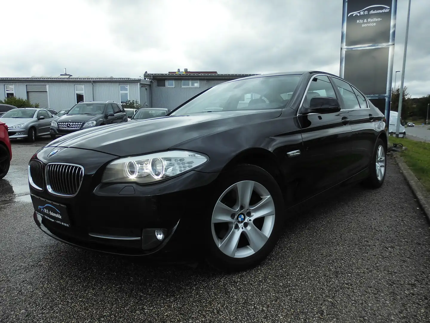 BMW 520 520d  Xenon - Ledersitze - Navi - Sitzheizung Negro - 1