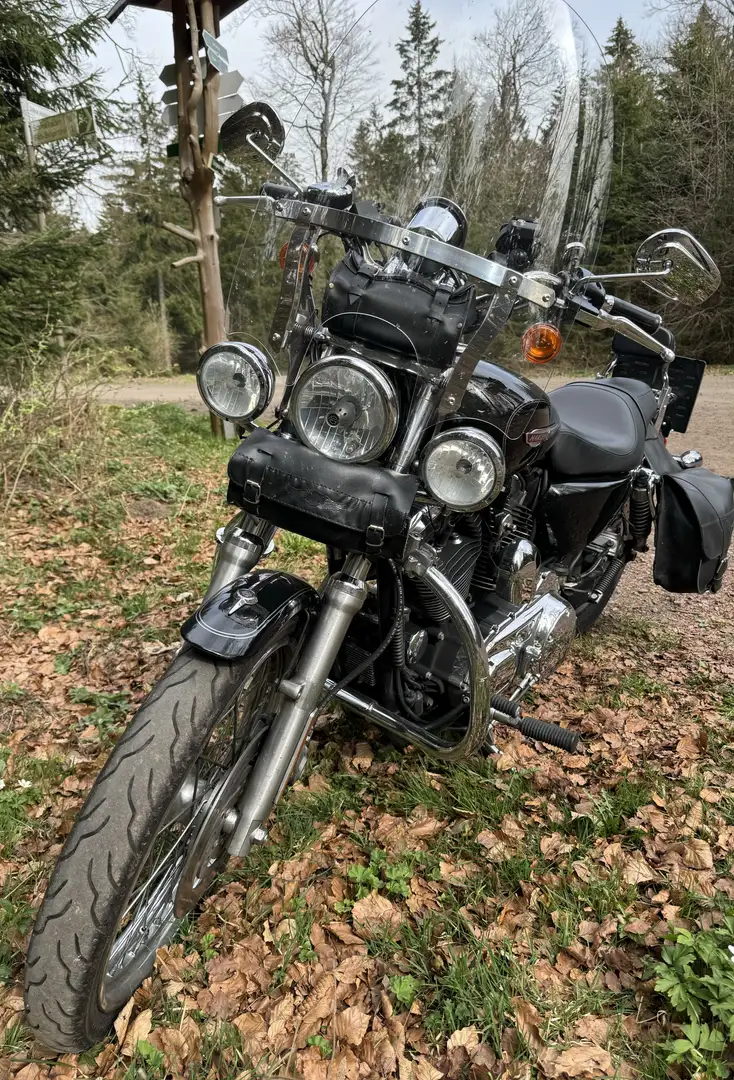 Harley-Davidson Sportster 1200 Sportster 1200 XL C Custom Чорний - 1