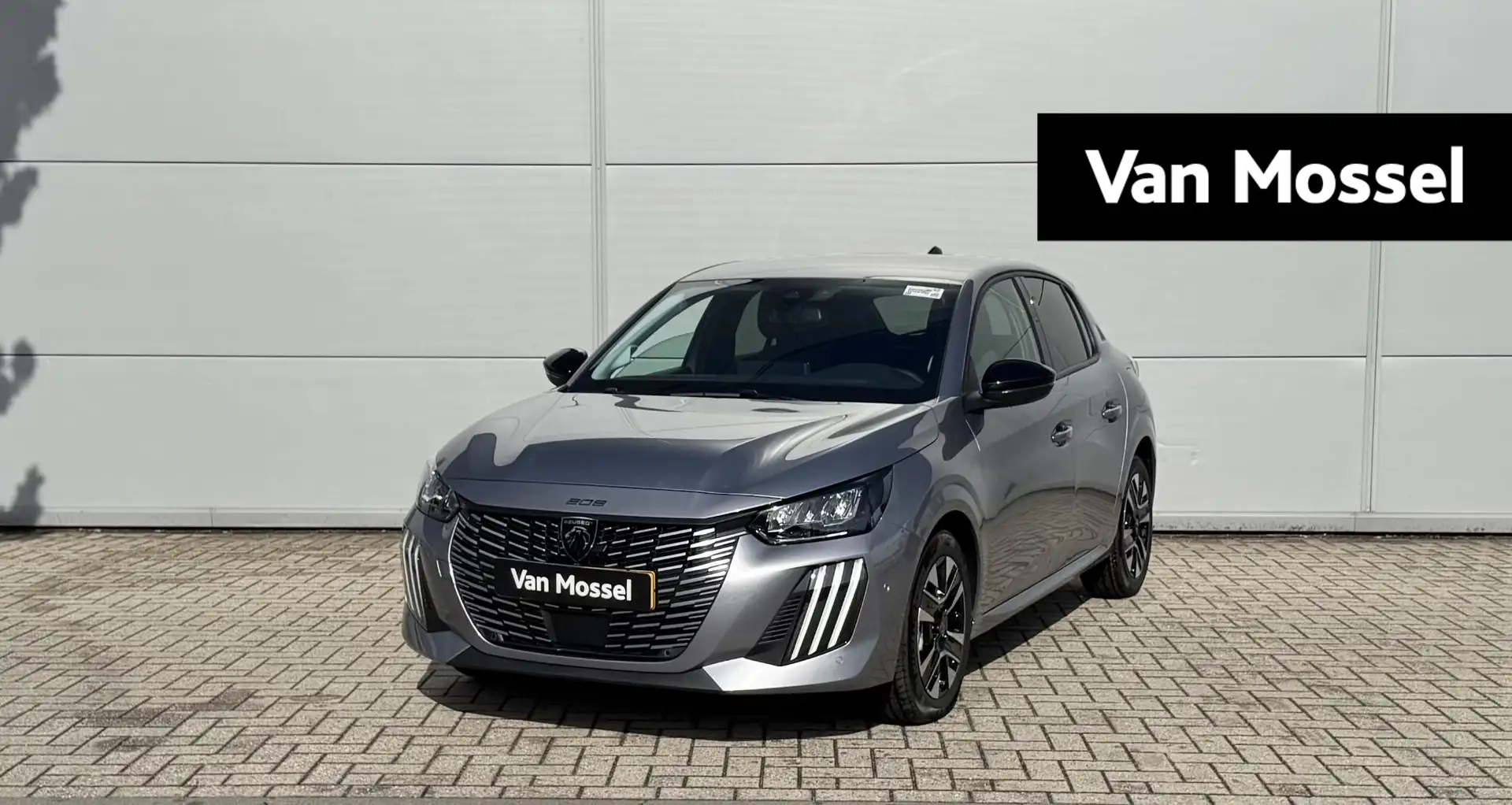 Peugeot 208 1.2 Hybrid 110 e-DCS6 Allure Gris - 1