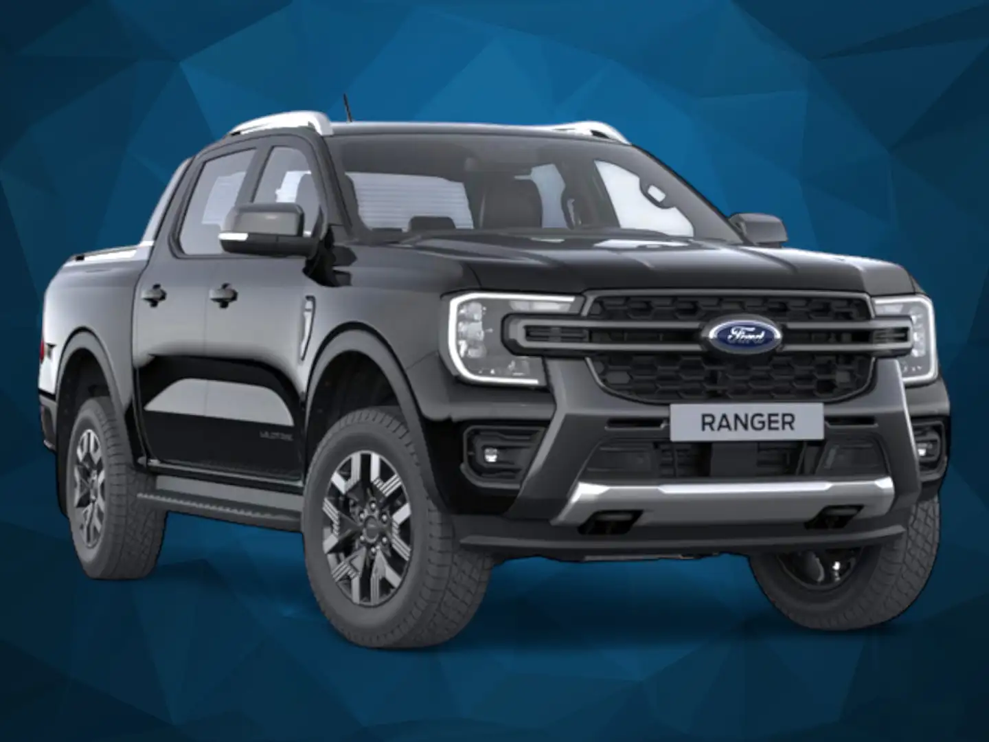 Ford Ranger Wildtrak 2.3 | AHK | Navi | Kamera | Laderaumrollo Schwarz - 2