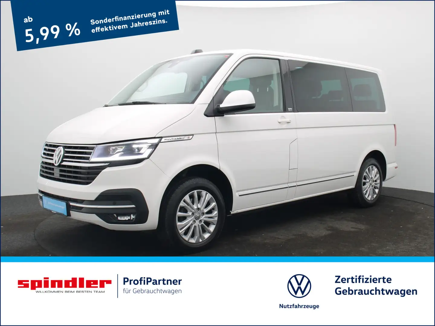 Volkswagen T6.1 Multivan Generation Six / Navi, LED, AHK Weiß - 1