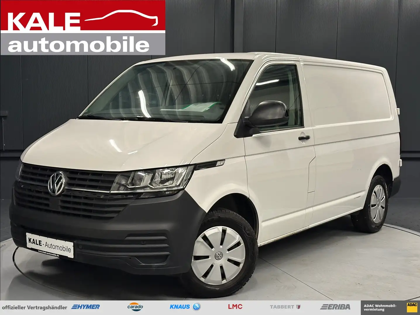Volkswagen T6.1 Transporter Kasten FWD*3-SITZE*AHK*150PS*DAB*PDC*Allwetter* Weiß - 1