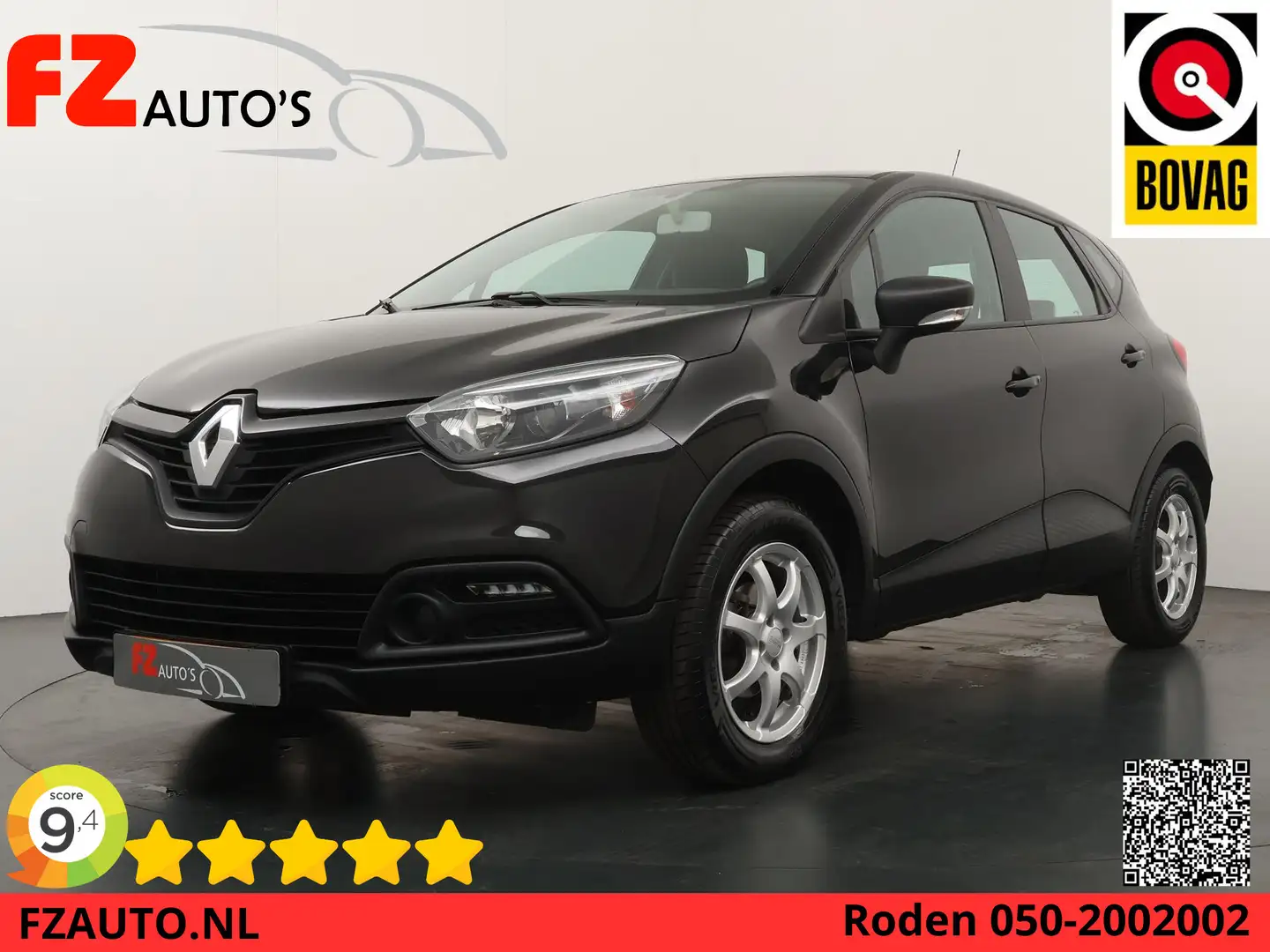 Renault Captur 0.9 TCe Wave - 96.756 KM - Trekhaak - Airco - Crui Schwarz - 1